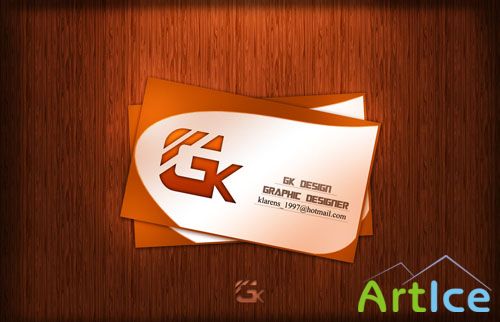 PSD Template - G.K Design Business Card