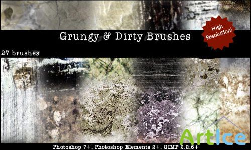 Grungy and Dirty Brushes