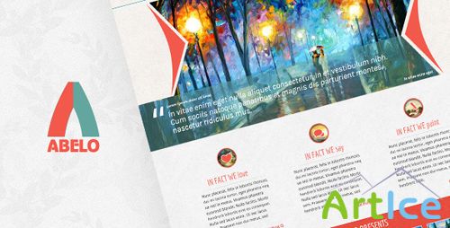 ThemeForest - Abelo Html 5 and css3 template