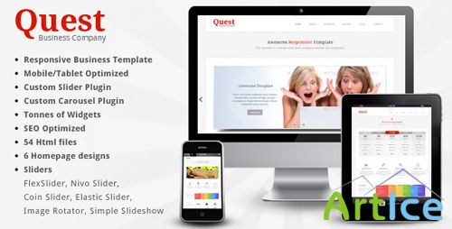 ThemeForest - Quest - Responsive HTML Template - RIP