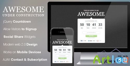 ThemeForest - Awesome Coming Soon Page - RIP
