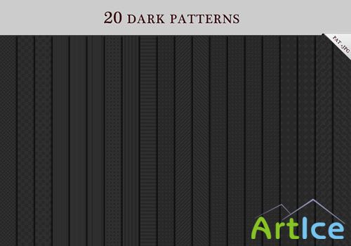 20 Dark Patterns for Photoshop