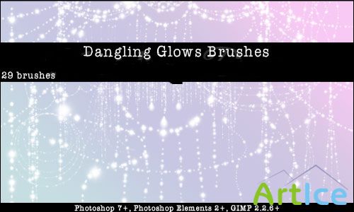 Dangling Glows Brushes Set