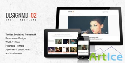 ThemeForest - Designmd 02 - Responsive HTML Template