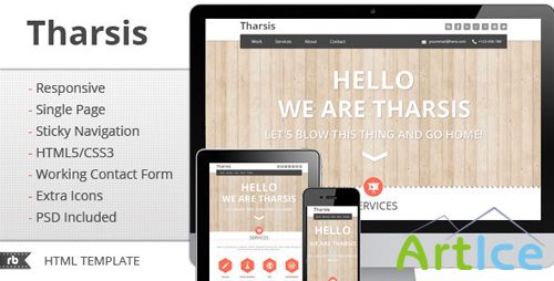 ThemeForest - Tharsis - Responsive Portfolio Template