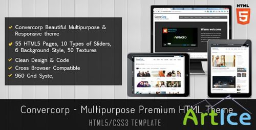 ThemeForest - Convercorp - Multipurpose Premium HTML Theme