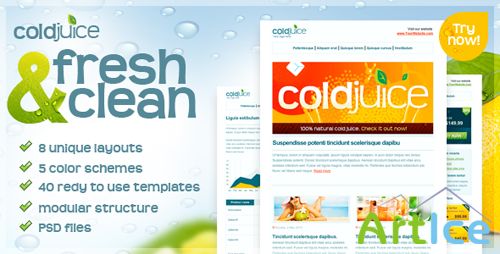 ThemeForest - ColdJuice - Professional Email Templates - RIP