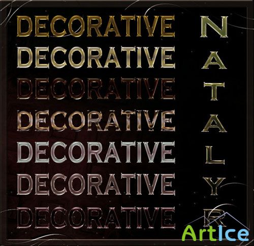 Decorative Styles for Photoshop