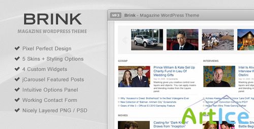 ThemeForest - Brink - Magazine WordPress Theme