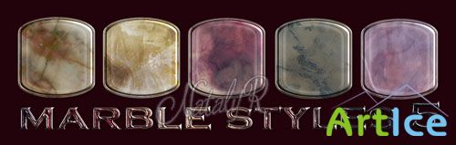 Styles for Photoshop - Marble #5