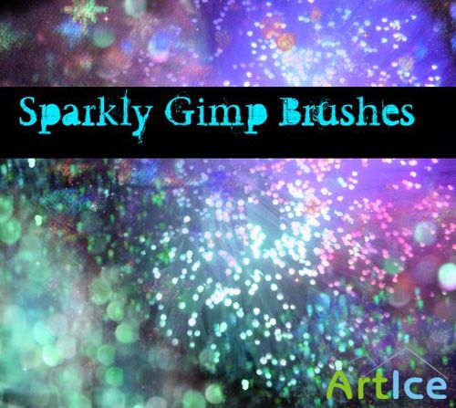 Sparkly Glittery GIMP Brushes