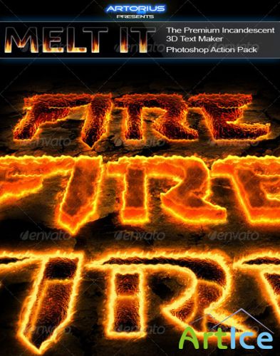GraphicRiver - Melt It - The Premium Incandescent 3D Text Maker 162005