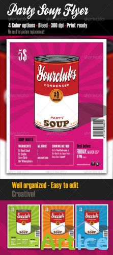 GraphicRiver - Party Soup Flyer Template - 1694178