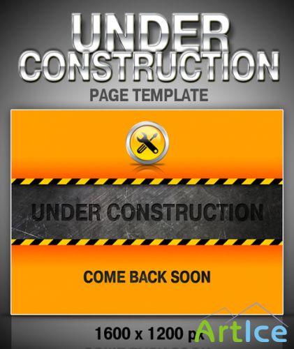 PSD Template - Under Construction Page