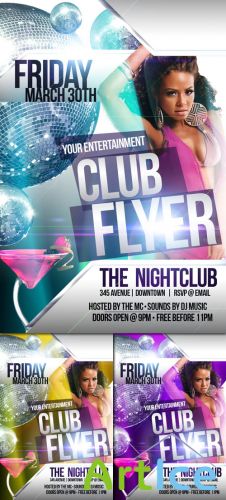 PSD Template - Club Flyer/Poster