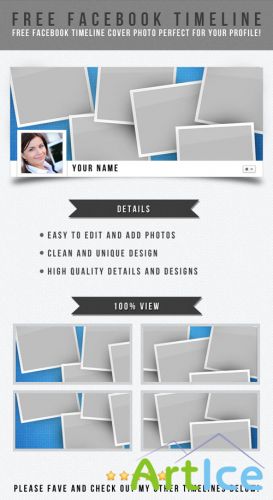 PSD Template - Facebook Timeline Cover Photo