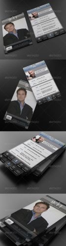 GraphicRiver - Phone Business Card 800470