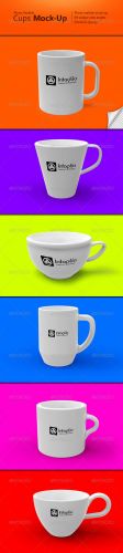 GraphicRiver - Photo-realistic Cups Mock-Up 2734116