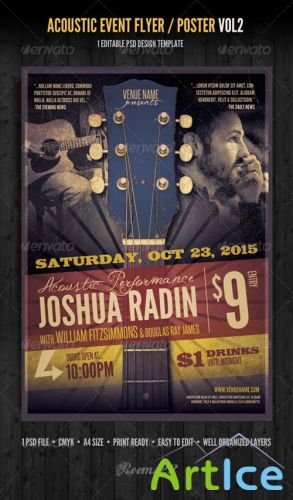 GraphicRiver - Acoustic Event Flyer/Poster Template Vol 2 - 2712810