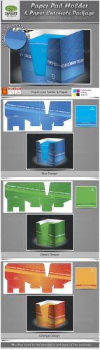 GraphicRiver - Paper Pad Holder & Paper Cutouts Package 2743530