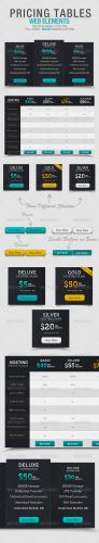 GraphicRiver - Pricing Tables 2697336