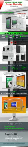 GraphicRiver - Clean Bus Stop Poster Mock-Up 1326725