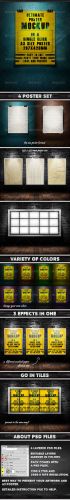 GraphicRiver - Ultimate Poster Mockup Pack -1 - 1332986