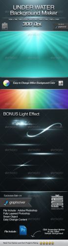 GraphicRiver - UNDER WATER Background maker & Bonus Light Effect 2729466