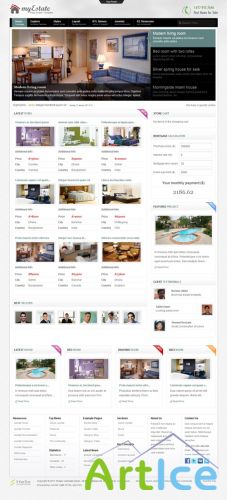 JoomShaper - Shaper myEstate Template For Joomla 2.5