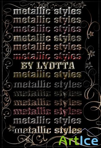 Styles for Photoshop - Metallic