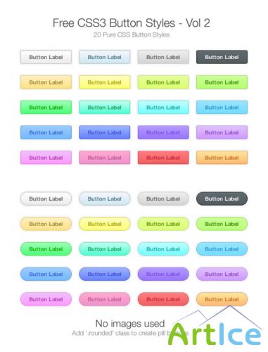 MediaLoot - CSS3 Button Styles - Vol 2