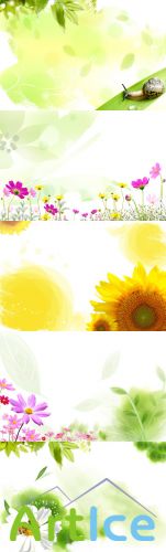 Sources - Floral Backgrounds