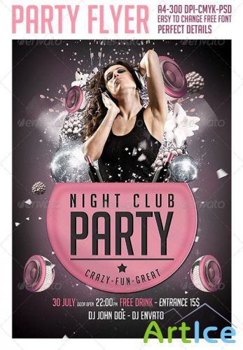 GraphicRiver - Club Party Flyer Template 2717819