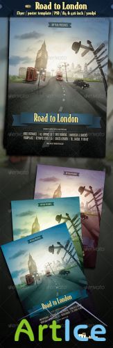 GraphicRiver - Road to London - Event Flyer/Poster Template 2708284