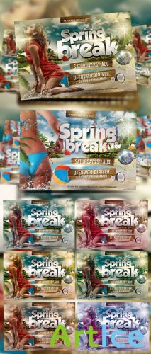 GraphicRiver - Spring Break Party Flyer Vol_11 - 2718399