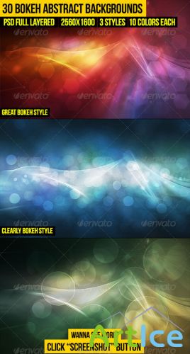 GraphicRiver - 30 Bokeh Abstract Backgrounds 2714447