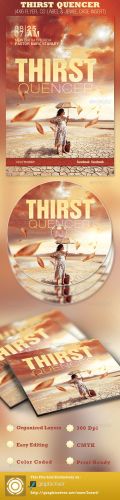 GraphicRiver - Thirst Quencher Church Flyer and CD Template 2721879