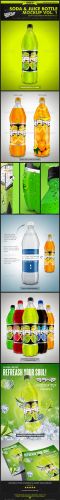 GraphicRiver - Soda & Juice Bottle Mockup Vol 1 - Premium Kit 2557710