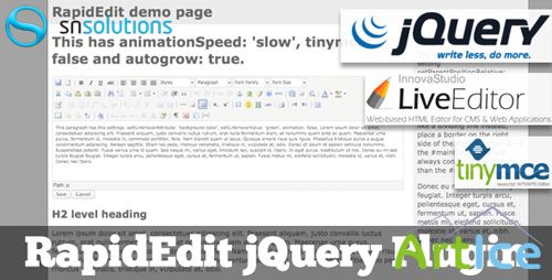 CodeCanyon - RapidEdit jQuery Plugin v1.3