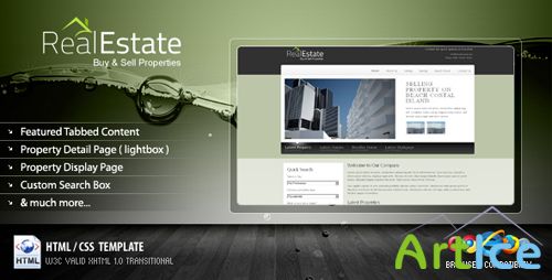 ThemeForest - Realestate Business HTML/CSS Template