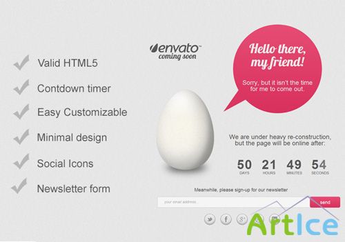 ThemeForest - Egg - Coming Soon Page - RIP