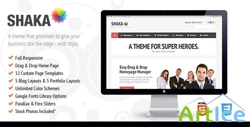 ThemeForest - Shaka v1.2 - Theme For Corporate Superheroes