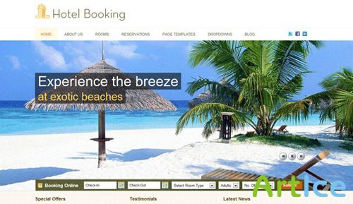 Templatic - Hotel Booking v1.1.1 - Wordpress Theme