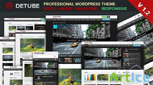 ThemeForest - deTube v1.2.5 - Professional Video WordPress Theme