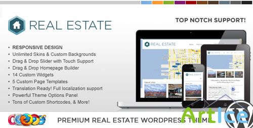 ThemeForest - WP Pro Real Estate 3 v1.3.3 - Responsive WordPress Theme