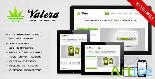 ThemeForest - VALERA v1.4 - Responsive WordPress Theme
