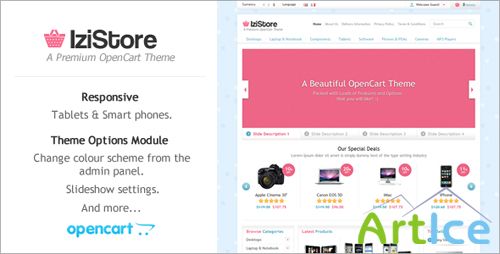 ThemeForest - IziStore - Responsive OpenCart Theme for v1.5.3