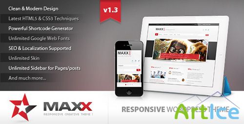 ThemeForest - Maxx v1.1 - Responsive Creative Wordpress Theme