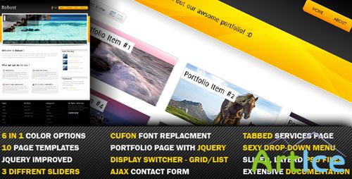 ThemeForest - Robust-5 in 1 Business and Portfolio Template