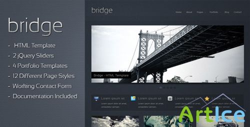 ThemeForest - Bridge - HTML Portfolio Template